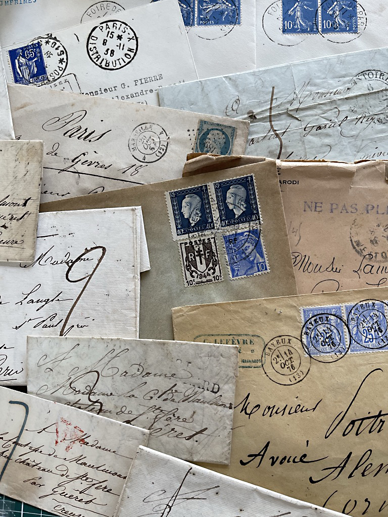 Blue Museum Stamp Collection